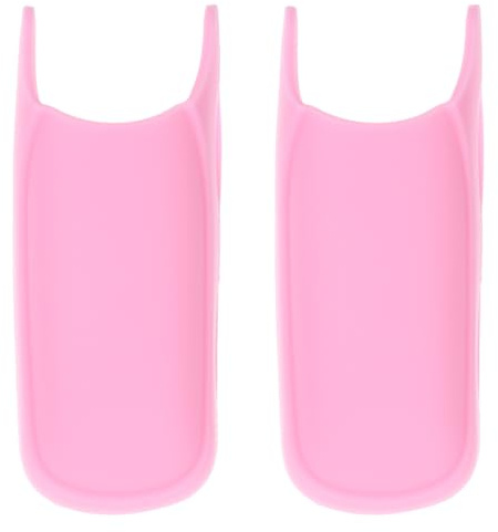 Gatuida Manicotto Isolante in Silicone Rosa per Ferro Arricciacapelli e Piastra per Chioma, Copertura Termica Antiscivolo Riutilizzabile, Set da 2 Pezzi per Protezione e Uso da