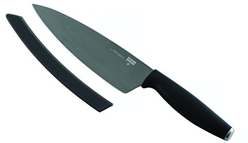 KUHN RIKON 26582 COLORI Titanium graphit Kochmesser Küchenmesser Chefmesser, Kunststoff, 30,5 x 5,1 x 1,3 cm