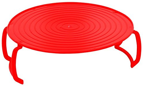 Heat & Eat Microwave Multi Purpose Tray, Red, 24 x 24 x 3 cm