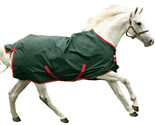 Horseware Rambo Original - Winterdecke oder Regendecke 130cm ohne Füllung green/red