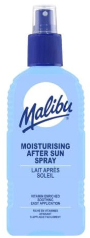 Malibu Beruhigendes feuchtigkeitsspendendes Vitamin angereichertes After-Sun-Spray, 200 ml, Original, mehrfarbig