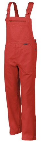Qualitex Pantalón con Peto BW 270 (42, Rojo)