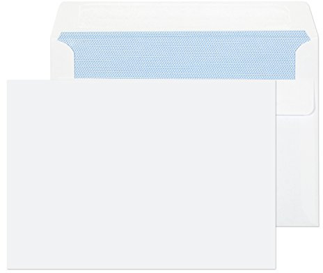 Blake Purely Everyday 2602/50 PR Briefumschläge Selbstklebend Weiß C6 114 x 162 mm - 90g/m² | 50 Stück
