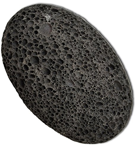 K-Pro Hornhautentferner Bimsstein – Schwarzer Lava Stein für effektive Fußpflege bei starker Hornhaut, Schrunden & Schwielen, ideal für Damen, Herren, Senioren & Diabetiker – langlebig & natürlich