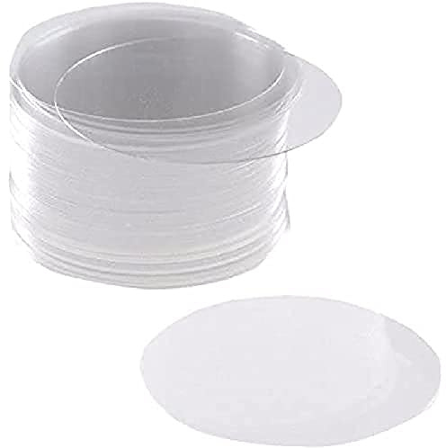 Hecht Borosilikatglas Deckgläser, Tranparent, 1mm Stärke, 12mm Durchmesser, 100 Stück