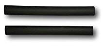 Pferdelinis Protectores de goma para esporas, protectores de goma, 2 unidades, color negro