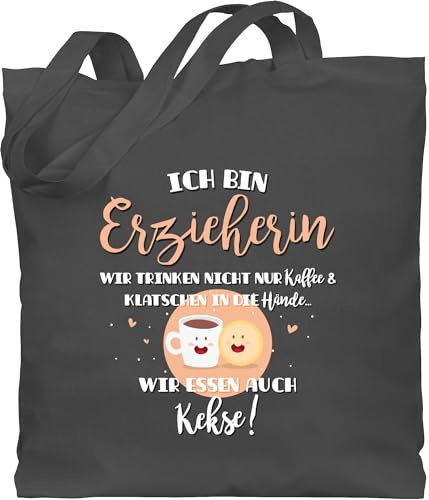 Shirtracer - Baumwolltasche - - Taschen - Erzieherin trinken nicht nur Kaffee I Geschenk Erzieherin