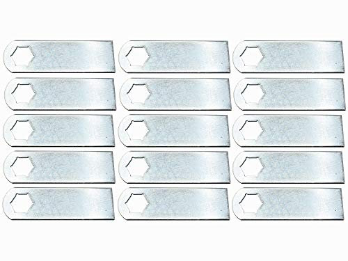 SECURA Jeu de lames (Kit de 15) compatible avec Gutbrod V34 Scarificateur
