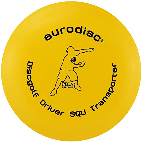 Eurodisc Unisex – Erwachsene Discgolf Driver Standard Frisbee, Yellow (gelb), 21 cm