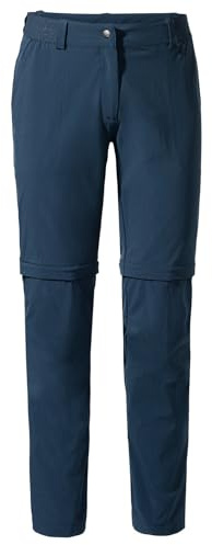 VAUDE Wanderhose Damen Farley Stretch Zip-Off Hose II, Wasserabweisende Zip-Off Trekkinghose, Bequeme Stretch-Wanderhose – strapazierfähig & schnelltrocknend