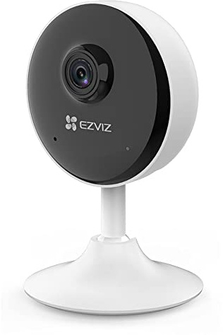 EZVIZ WLAN IP Kamera, 1080p Überwachungskameras mit Zwei-Wege-Audio, Nachtsicht, 2,4GHz WLAN, Cloud optional, Kompatibel mit Alexa, Google Home, IFTTT, C1C-B H.265, Weiß