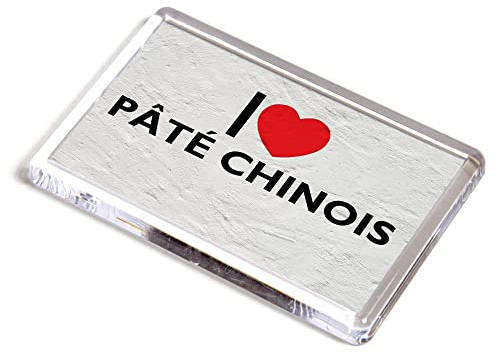 FRIDGE MAGNET - I Love Pate Chinois - Novelty Food & Drink Gift