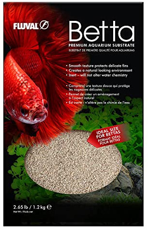Fluval Betta Sand, Decorative Aquarium Gravel, Fawn