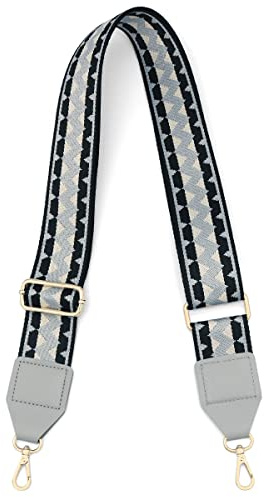 HNOOM 5cm Austauschbarer Schultergurt für Taschen | Längenverstellbarer Tragegurt 85-145cm | Universeller Handtaschengurt mit Karabiner | Ersatzriemen für Umhängetaschen Damen | DIY Taschenzubehör