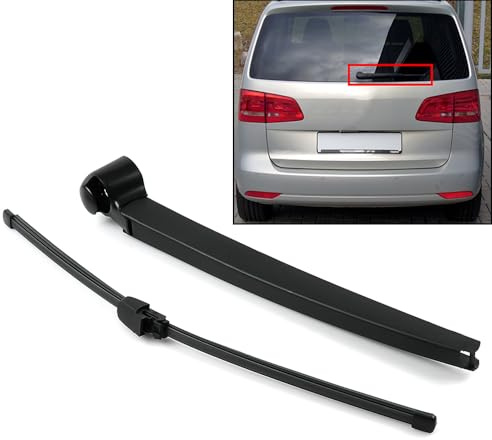 ROBUST Wischerarm + Scheibenwischer Set Hinten Wischblatt für VW Touran 2003-2010 7H0955707A 7E0955707 6Q6955435D