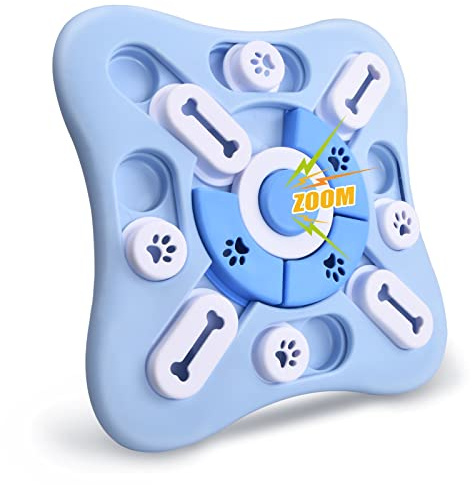 HoaaiGo Dog Intelligence Toys - Interactive Puzzle Toys for IQ Training and Mental Stimulation, Enrichment Toys with Squeak Design
