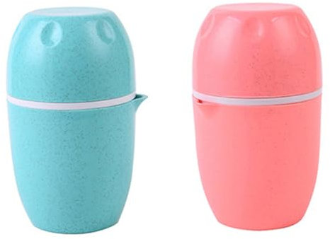 LABRIMP Manual Fruit Juicer Machine 2 Pcs Squeezer Home Kitchen Tool Portable and Lightweight Random Color