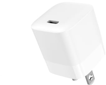 JAYM Chargeur USB-C 30W PD Prise US - Voyage USA Canada Japon - Blanc | Prise américaine Type B pour voyager aux États-Unis, Canada et Japon - 30W USB-C PD - iPhone 17/16, Galaxy S26/S25