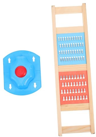 COLLBATH 1pezzi Sbucciatore e Affettatrice Multifunzionale Acciaio Inossidabile con Protezione per Mani Utensile per Verdure e Frutta Facile e Veloce da Usare Colore Beige