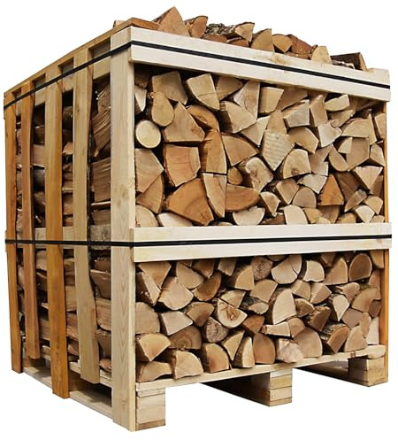Ecoblaze Kiln Dried Hardwood Firewood (1200 Litres) - Alder Logs for Wood Burners, Pizza Ovens, Fire Pits, Chimineas, Fireplaces and Campfires, Moisture Under 20%