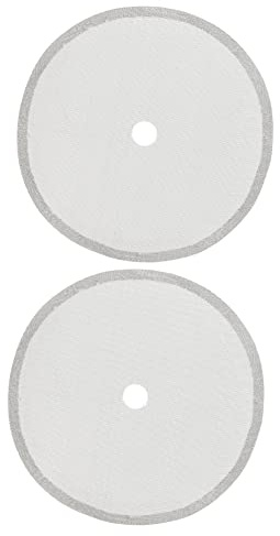Sosoport Filtre à Cafetière En Acier Inoxydable 304 10 Cm Maille Fine Double Couche, Pour Presse Française Et Machines à Thé, Accessoire De Remplacement
