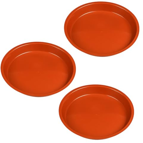 3PCS Hedgehog Bowl Set, Hedgehog Feeding Station for Food and Water, Durable Plastic Dishes for Wildlife Garden, Outdoor Pet Care, Low-Profile 2CM Deep Design