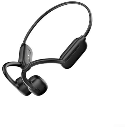 Cuffie a conduzione ossea con lettore MP3 da 32 GB, impermeabile IPX8, per nuoto e corsa, Bluetooth-5.3, design a orecchio aperto (nero)
