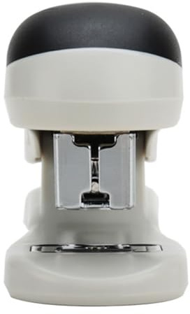 SUPVOX Agrafeuse de Bureau Blanche en Plastique Taille Moyenne Agrafes N°12 Outil D’agrafage Portable pour École Bureau et Maison Pratiques Machine à Relier Légère et Compacte