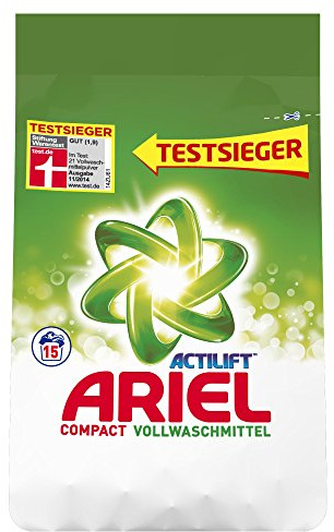 Ariel Lessive poudre compact, Lot de 5 (5 x 15 lavages