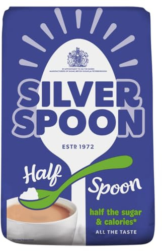 Silver Spoon Half Spoon Granulated Sugar, 1kg | Ideal for Everyday Sweetening - Made in Britain