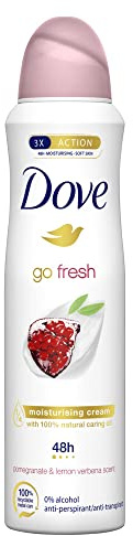 Dove Go Fresh Deodorant Spray Parfym granatäpple och citronverbena - 150 ml