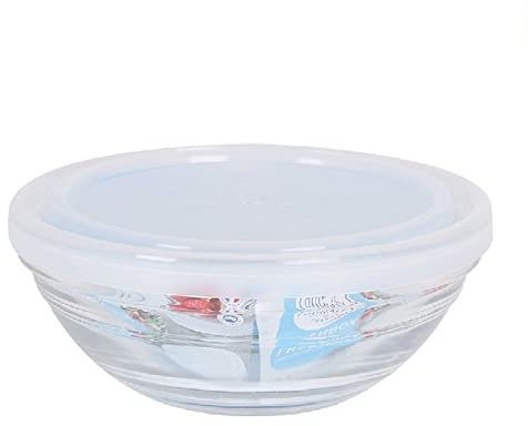 Bol Freshbox transparent avec couvercle (23 cm)