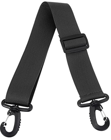 PATIKIL 80cmx3.8cm Roller Skate Leash, Adjustable Ski Boots Carrier Strap for Roller Skates, Ski Boots, Ice Skates, Black
