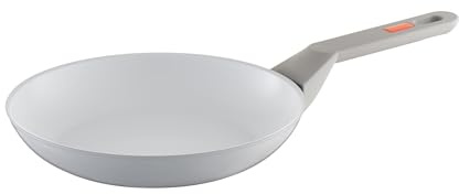 Bratpfanne 20, 24, 28 oder 30 cm, Aluminium, recycelt, grau - b.free