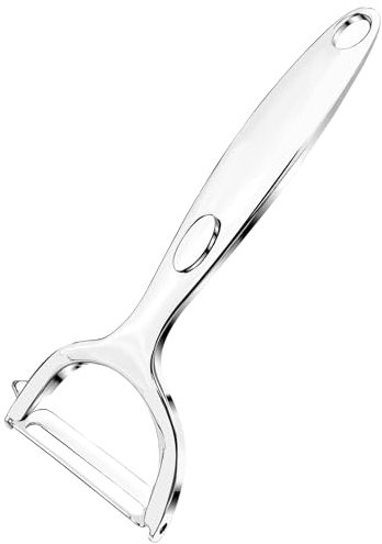 Ghazpmuk Pelador, Pelador de Patatas, Pelador de Verduras, Pelapatatas, Pelador Universal, Pelador de Acero Inoxidable, Pelador de Frutas Apto Lavavajillas, para Verduras, Tomates, Zanahorias, Kiwi