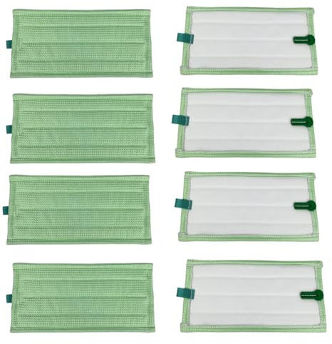 8x Tücher Reinigungstuch Wischtuch Wischer Kompatibel mit Vorwerk Tiger Kobold SP 600