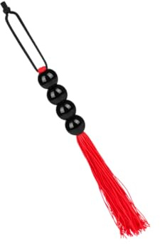 EIS BDSM | Bondage | Peitsche | Silikon-Peitsche mit Kugelgriff | Sex Toys | mit Halteschlaufe | vielschwänzig | hautfreundlich | Erotik | Sex Spielzeug für Paare | Für Männer & Frauen