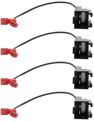 EMSea 4Pcs Car Speaker Connector Harness Adapter 72-6512R Compatible with Jeep Cherokee 1997-2001 Compatible with Wrangler 1997-2003
