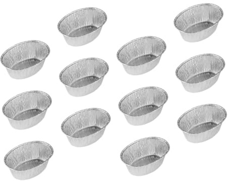 PartyKindom 125pièces Bol Aluminium Pour Barbecue Plateau Aluminium Pour Rôtir Bol Empilable Support De Rangement Domestique
