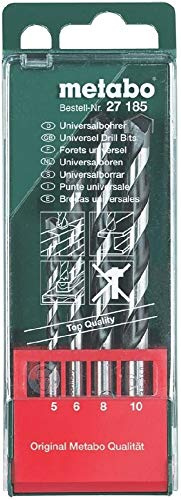 Metabo 6.27185.00 Universal-Bohrer-Kassette 4tlg., 627185000, farbe, size