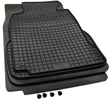 kfz-premiumteile24 Gummimatten Kompatibel mit 5er + M5 (E39) Baujahr 1996-05/2003 Fußmatten Allwetter Automatten Premium Qualität 100% Passgenau 4-teilig