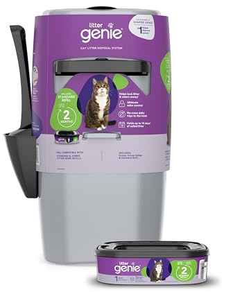Pail, Ultimate Cat Litter Disposal System, Locks Away Odors, Includes One Refill