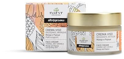 NATYR - Altromercato - Crema viso rassodante e antirughe - mango e papaya - 50ml