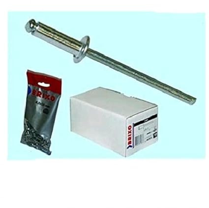 4X20 MM RIVETTI ALLUMINIO A STRAPPO - CONFEZIONE 500 PZ- BRIXO RIVETTATRICE RIVETTO