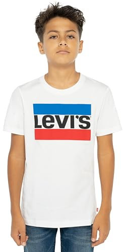 Levi's pojkar sportkläder logo t-shirt pojke, Vitt, 12 år