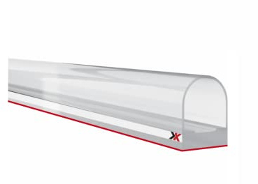 KRAUS Allrounder Duschdichtung DD-0 Duschtürdichtung selbstklebend für 8-10mm Glasstärke à 1x 800mm in transparenter Optik Duschdichtungen für Duschtüren & Duschkabinen Dichtungen vom Profi