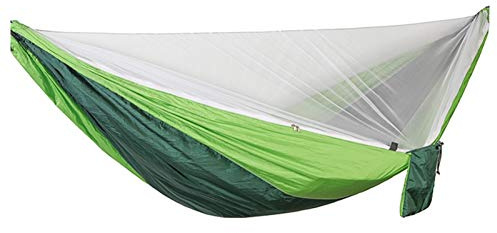 Hängematte Hängemattenzelt Automatisches hängendes Bett Outdoor Single und Doppel-Fallschirm Hängendes Bett mit Netzen 661 (Color : Lvlv)