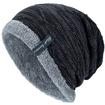 HANXIULIN Strickmützen Für Damen Mit Schirm Bommelmütze Damenmütze mit Fell-Bommel Gehörschutz warme Strickmütze Wollmütze mit Kaschmir Wintermütze mit Kunstfell