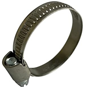 Boltza® 25-40mm Hose Clamp Hose Pipe Clip Stainless Steel (9mm Bandwidth, Light range) x4