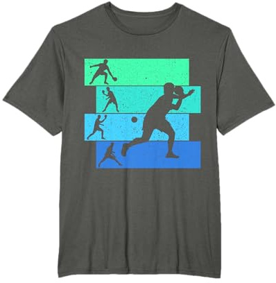 Tischtennis Ping Pong Jungen Kinder Herren T-Shirt